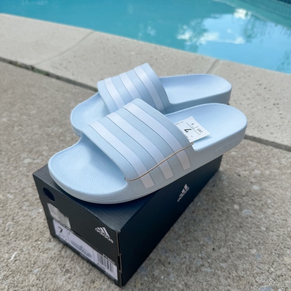adidas Shoes - 🩵NEW🩵 Adidas Adilette Aqua Slides Sandal